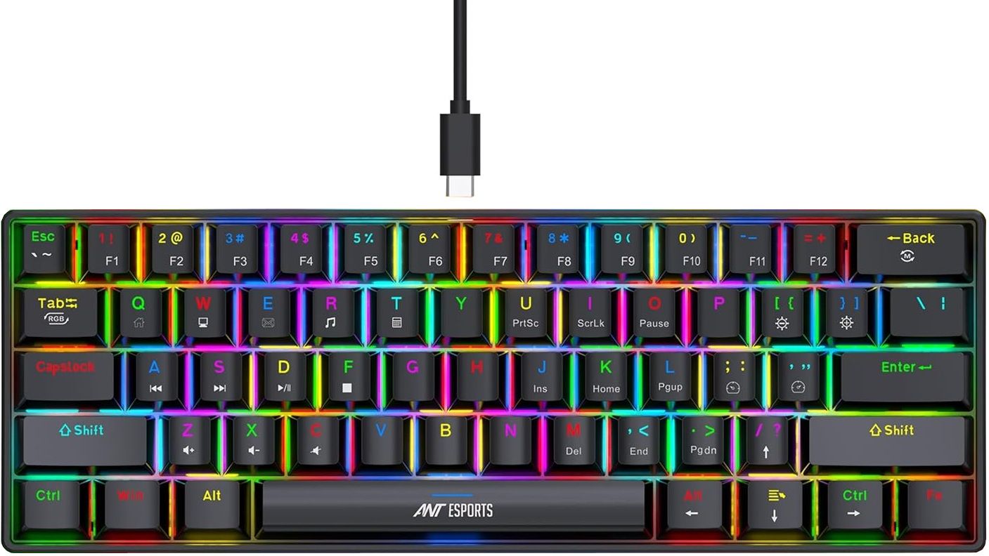 Ant Esports MK1300 Wired USB Standard Gaming Keyboard Compatible with Desktop, Laptop-image-23