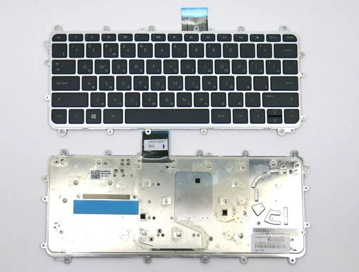 SOLUTIONS-365 COMPATIBLE HP 11N WITHOUT BACKLIT WITH FRAME BLACK US Internal Standard Laptop Keyboard Compatible with Desktop, Laptop, Mac image 1