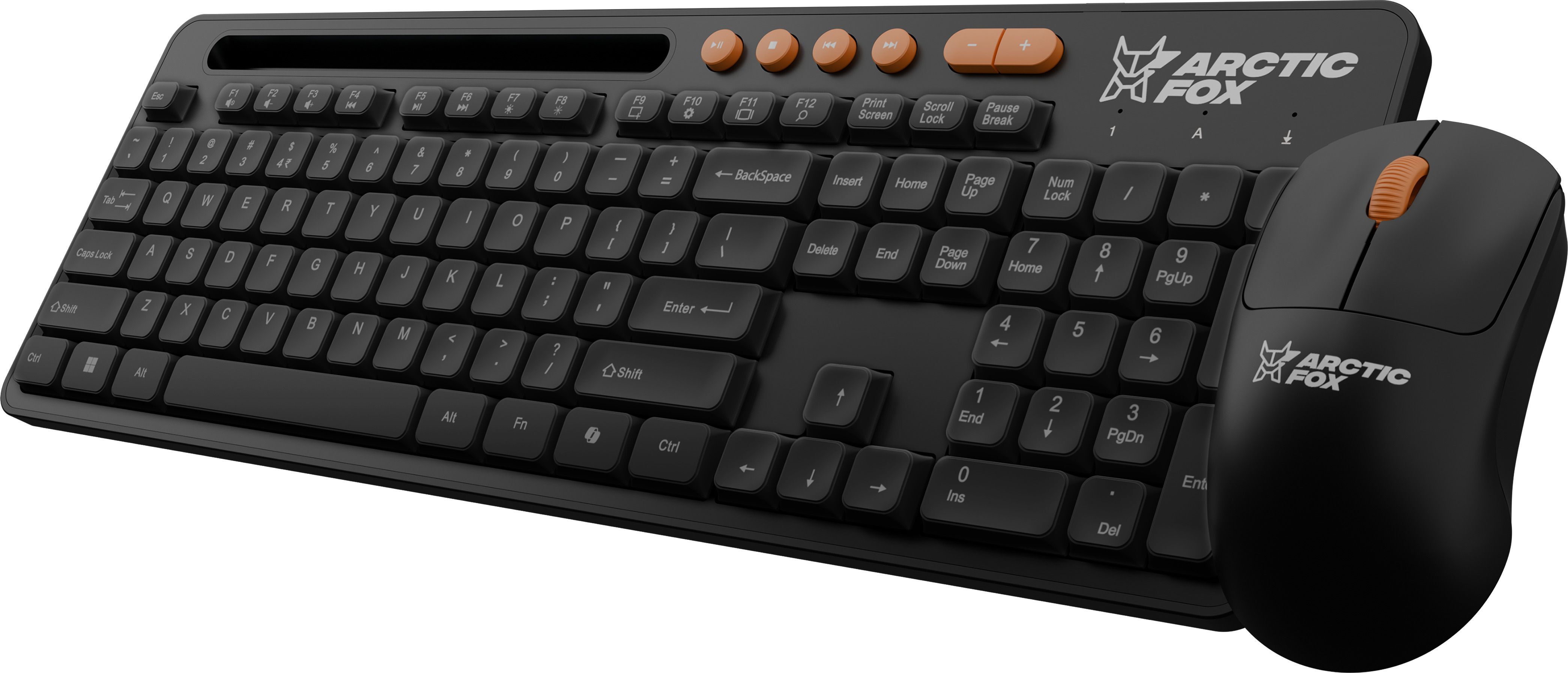 Arctic Fox KB631/OS849 Wireless Keyboard and Mouse Set Wireless Standard Laptop Keyboard Compatible with Desktop, Laptop, Mac, Tablet-image-25