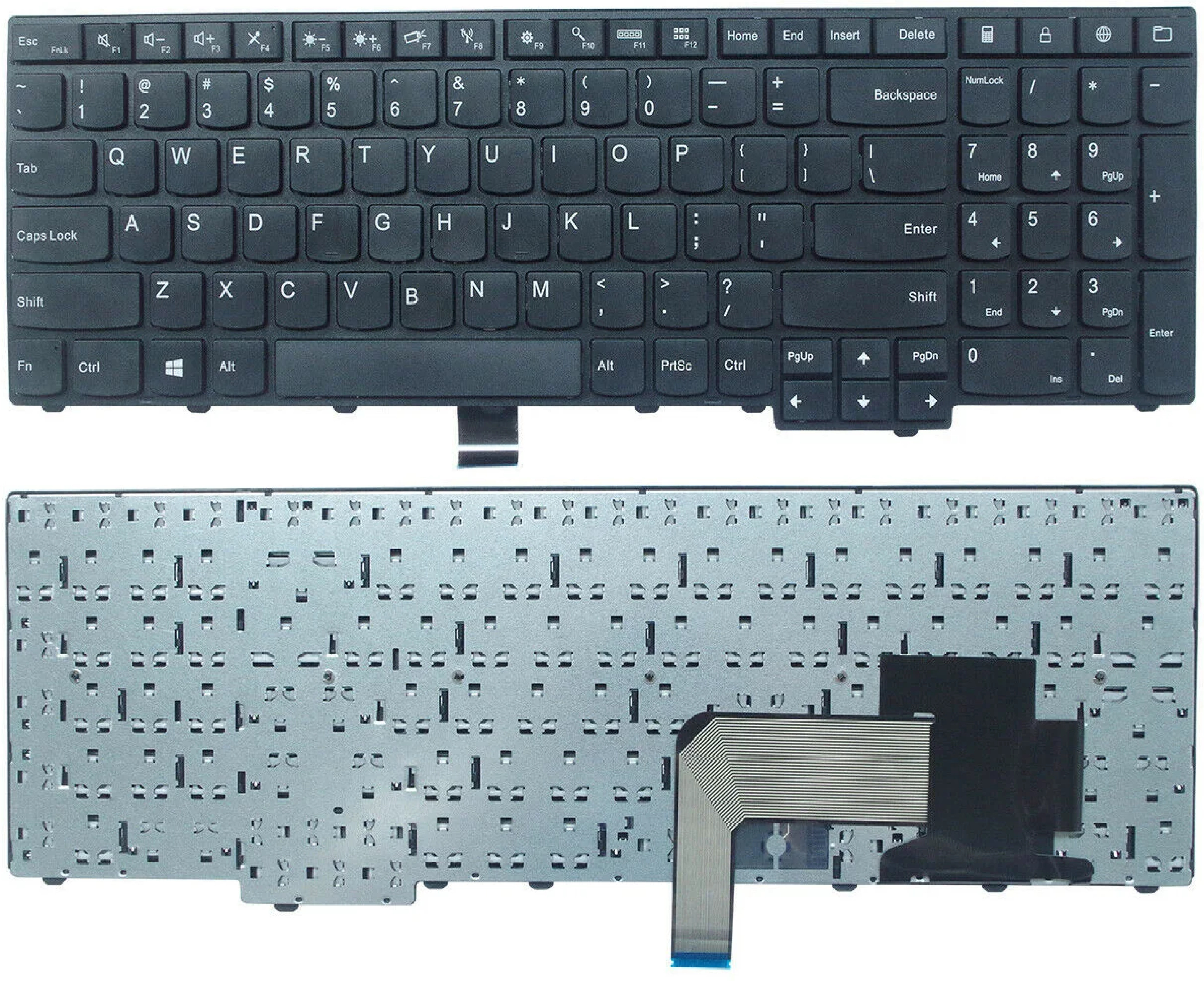 SOLUTIONS-365 Compatible laptop keyboard for Lenovo ThinkPad E550 E555 Internal Laptop-size Laptop Keyboard image 1