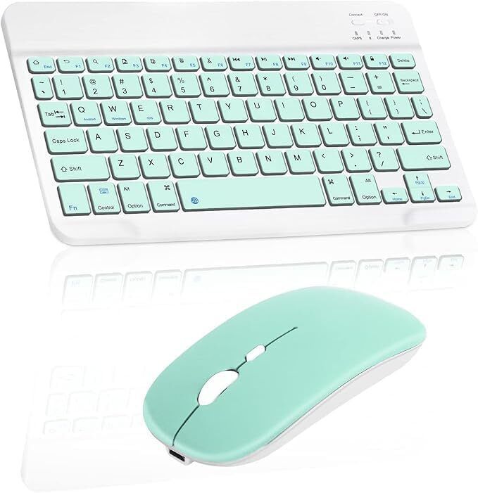 VOOCME rechargeable Bluetooth Keyboard & Mouse Combo, 3 DPI Upto 1200 DPI ..... Bluetooth Standard Laptop Keyboard Compatible with Laptop-image-11