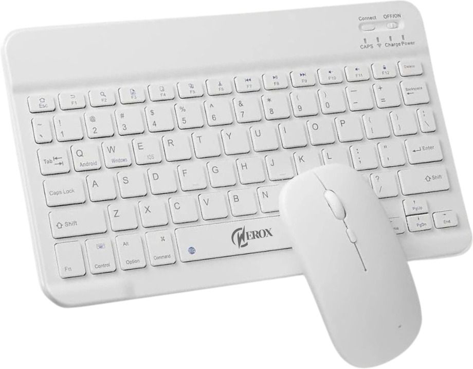 WEROX YT08 Wireless Keyboard & Mouse Combo Set Wireless, Bluetooth Handheld Laptop Keyboard Compatible with Desktop, iPad, Laptop, Tablet-image-9