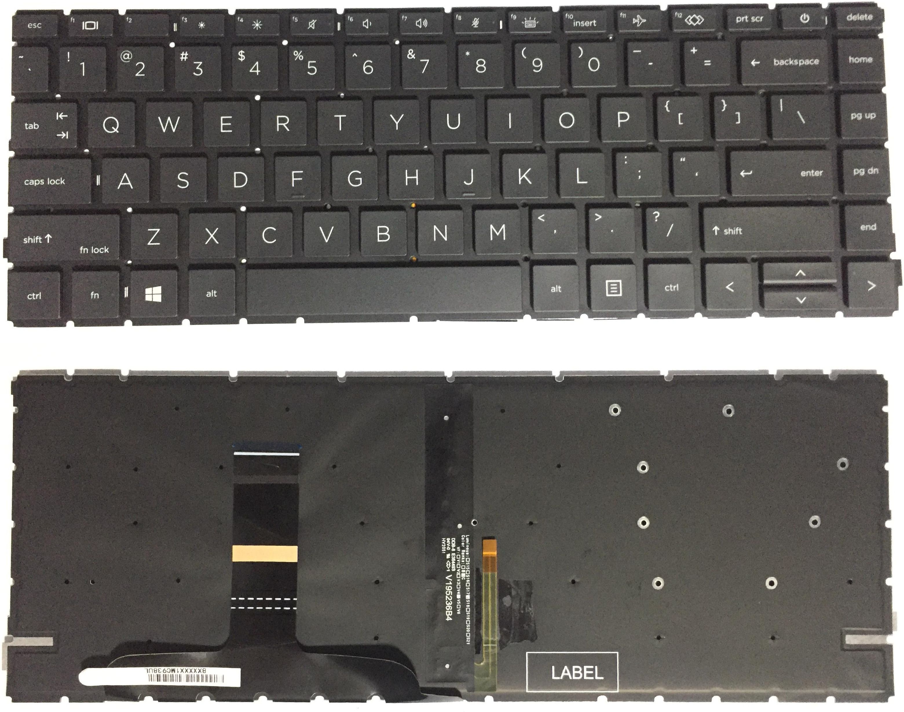 SOLUTIONS-365 COMPATIBLE HP 440-G8 WITH BACKLIT BLACK US Internal Laptop-size Laptop Keyboard-image-23