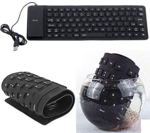 tweeny enterprises FLX-ROLL-KB-102 Wired USB Laptop-size Desktop Keyboard Compatible with Laptop-image-18