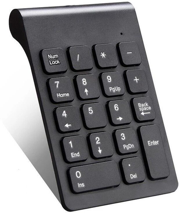 FlexiKeys Portable Wireless 18-Key Numeric Keypad – Fast Data Entry Numpad Wireless Handheld Laptop Keyboard Compatible with Desktop, Laptop, Mac-picture-11
