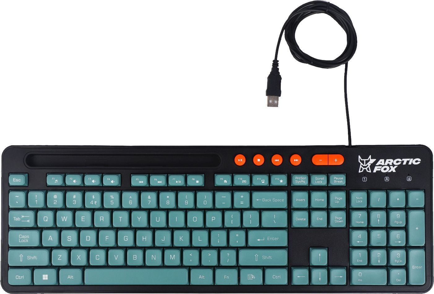 Arctic Fox KB631 Wired Keyboard Wired USB Standard Laptop Keyboard Compatible with Desktop, Laptop, Mac, Tablet-image-5