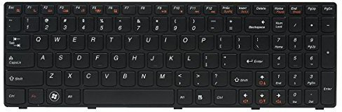 TechSonic Keyboard For Lenovo IdeaPad G570 Z560 G570A G570E Internal Laptop-size Laptop Keyboard image 1
