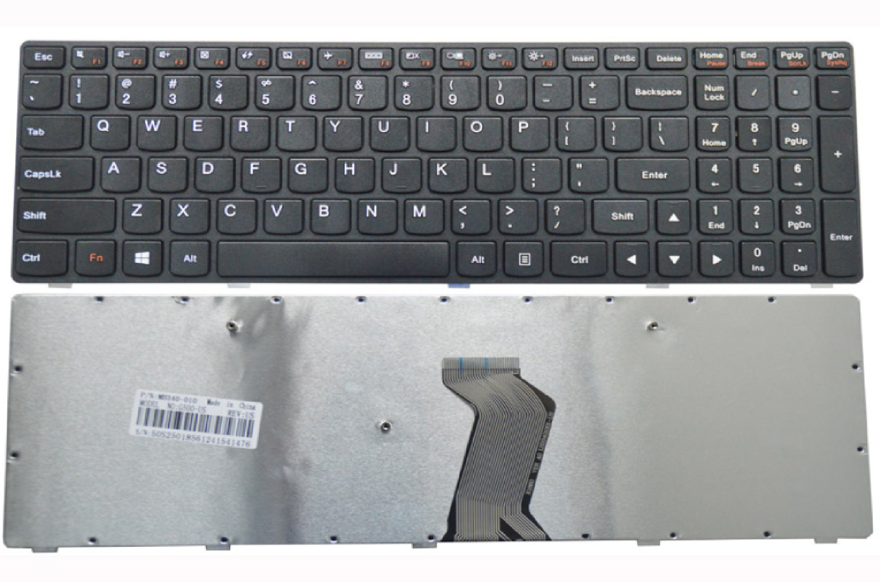 SOLUTIONS-365 Compatible laptop keyboard for G500 G505 G510 G700 G710 with frame Internal Laptop-size Laptop Keyboard Compatible with Desktop, Laptop, Mac image 1