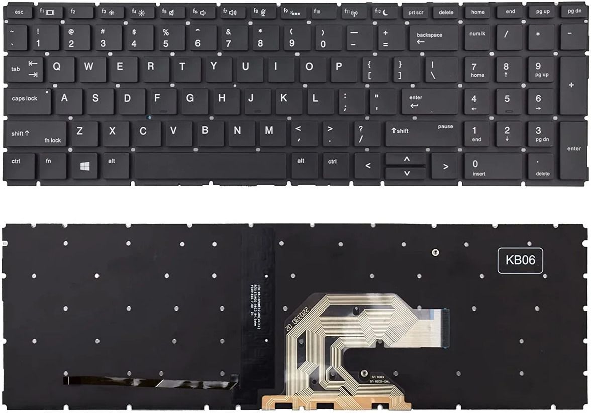 SOLUTIONS-365 COMPATIBLE HP 450-G6 WITH BACKLIT BLACK US Internal Laptop-size Laptop Keyboard Compatible with Desktop, Laptop, Mac-image-5