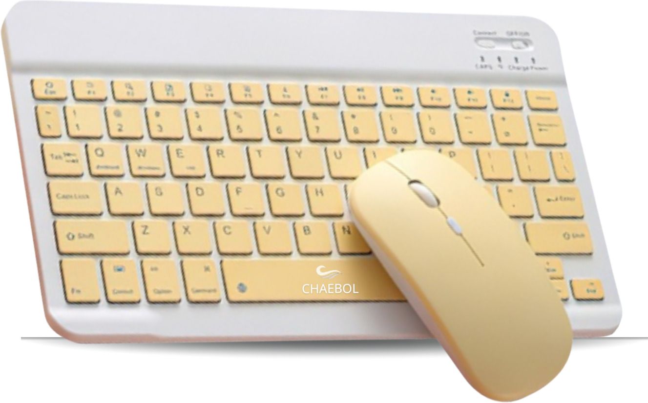 Chaebol Mini Mouse Keyborde Set Bluetooth, Wireless Laptop-size Laptop Keyboard Compatible with Tablet, Desktop, iPad, Laptop-image-15