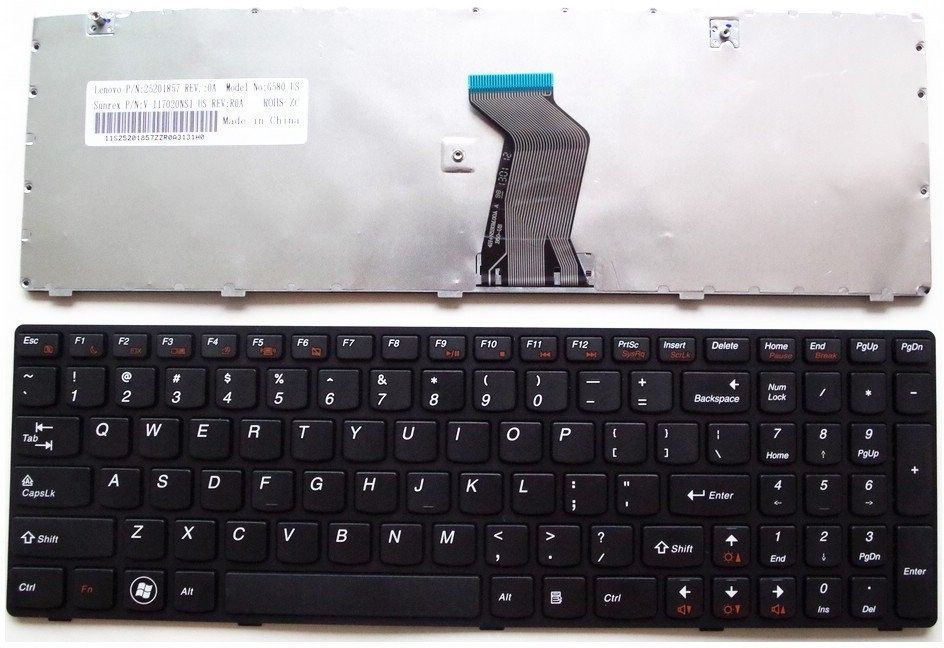 SOLUTIONS-365 LENOVO G580 Wireless Laptop-size Laptop Keyboard Compatible with Desktop, Laptop, Mac Easy to Use,Plug and Play,Quick, Comfy Durable body-image-36