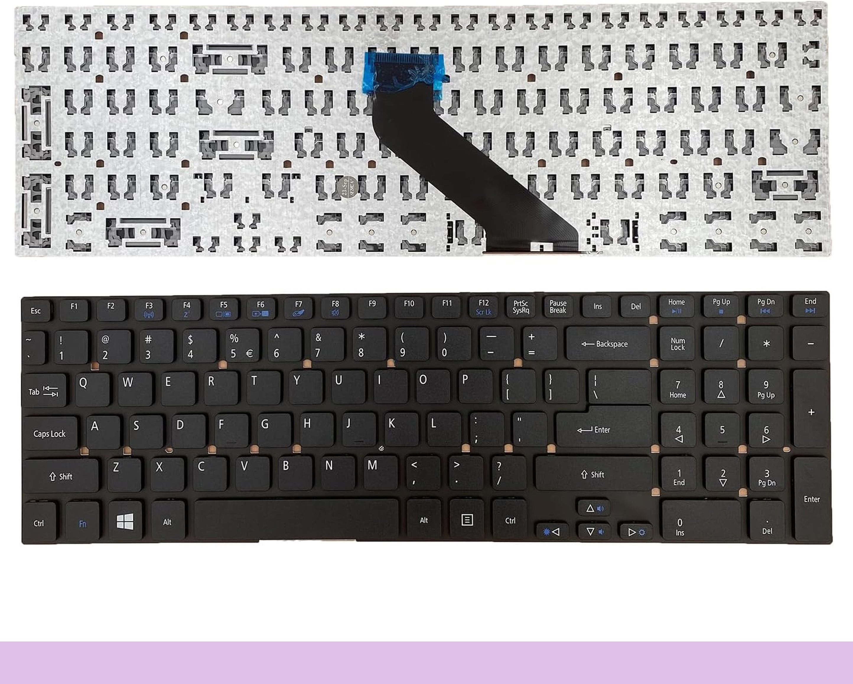 TecSone Replacement Laptop Keyboard for A CER Aspire E1-530 Wireless Laptop-size Laptop Keyboard Compatible with Laptop-image-34