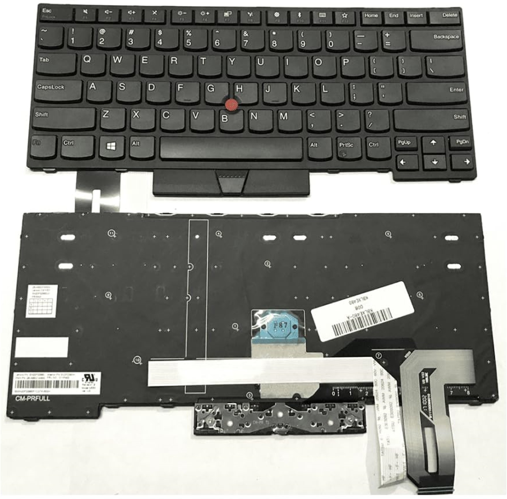 TecSone Keyboard for ThinkPad X390, 01YP040, X280, X395, L13 Series Wireless Standard Laptop Keyboard image 1