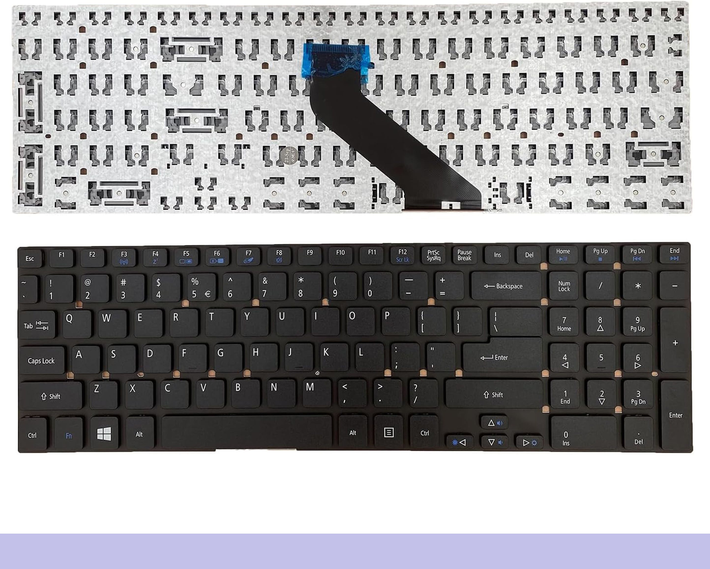 TecSone Replacement Laptop Keyboard for A CER Aspire V3-772 Wireless Laptop-size Laptop Keyboard Compatible with Laptop-image-22