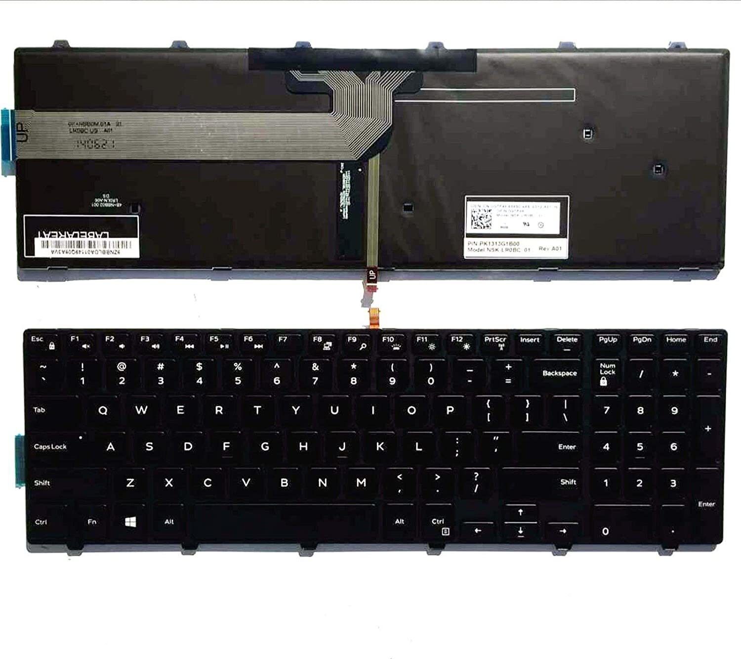 TechSio INSPIRON 15 3000 5000 3541 Backlit Internal Laptop-size Laptop Keyboard Compatible with Desktop, Laptop, Mac-image-47
