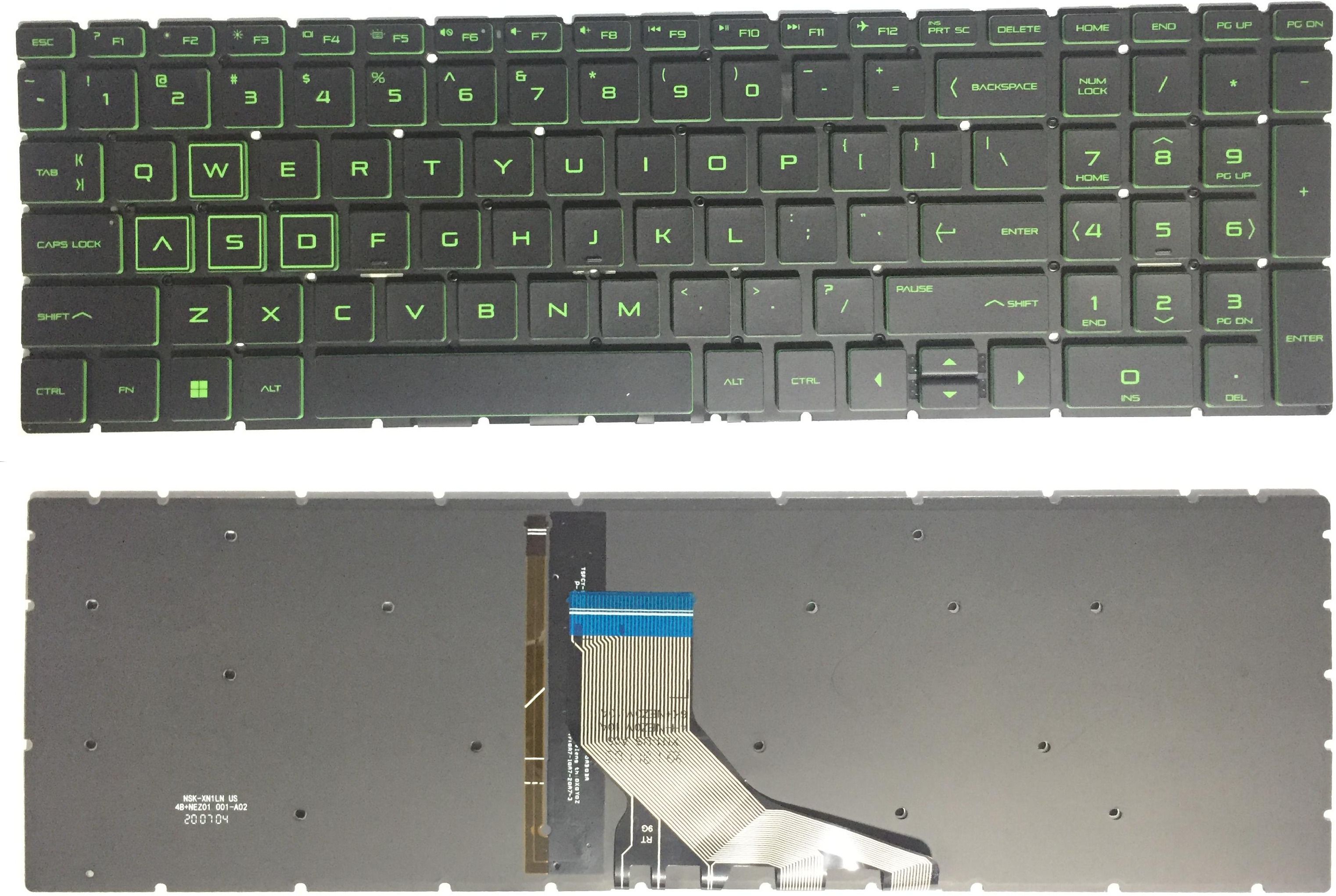 SOLUTIONS-365 COMPATIBLE HP 15 DA GREEN WITH BACKLIT US Internal Laptop-size Laptop Keyboard Compatible with Desktop, Laptop, Mac-image-27