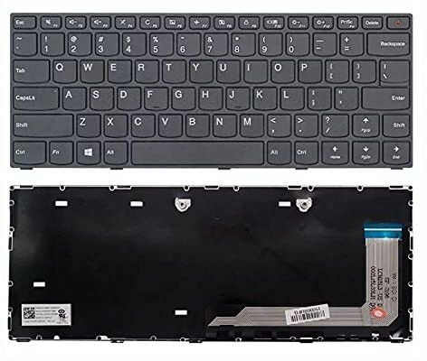 TECHCLONE Laptop Keyboard Replacement for 110-14ISK E41-10 E41-15 E41-20 E41-25 Internal Laptop-size Laptop Keyboard Compatible with Desktop, Laptop, Mac Lenovo 110-14ISK E41-10 E41-15 E41-20 E41-25 Series {with On/Off}-image-1
