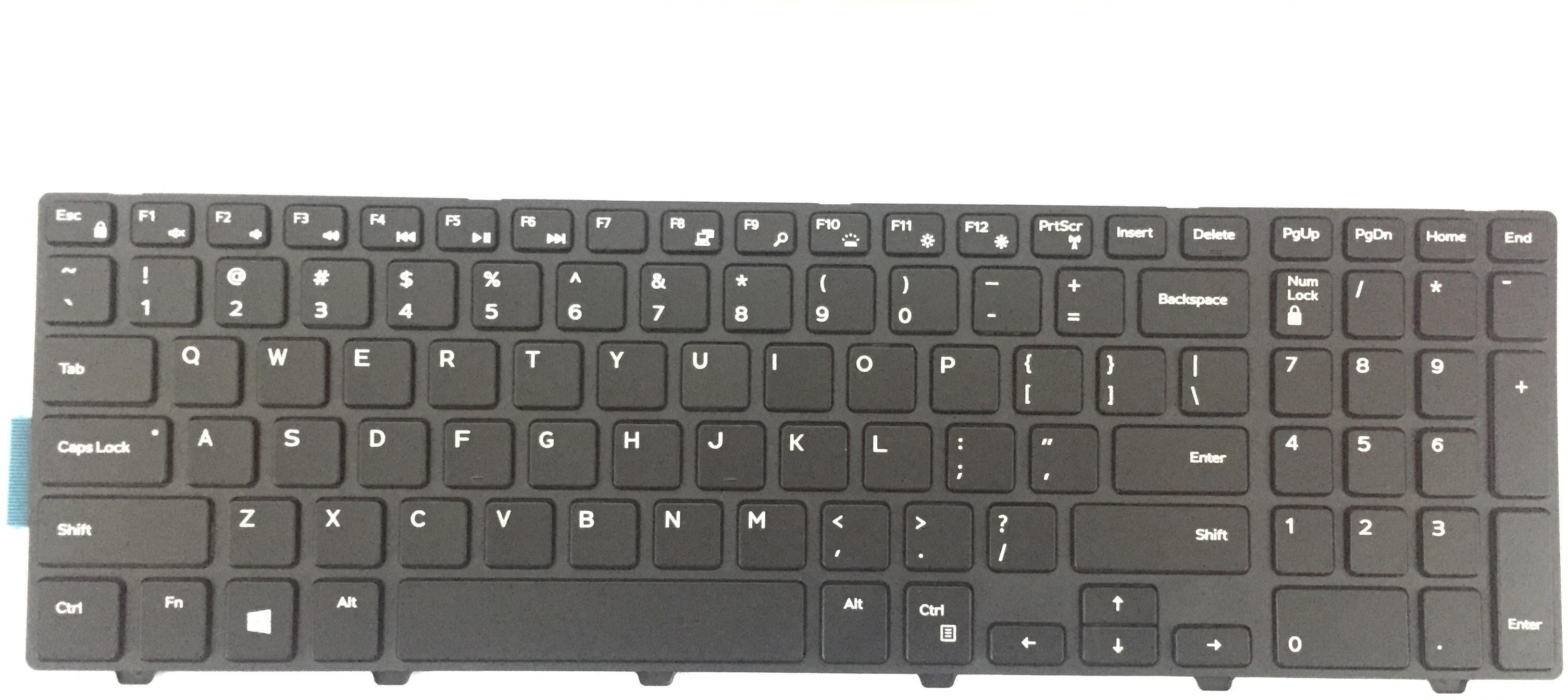 SOLUTIONS-365 COMPATIBLE LAPTOP KEYBOARD FOR Dell Inspiron 15 3000 5000 WITHOT BACKLIT US Internal Laptop-size Laptop Keyboard image 1