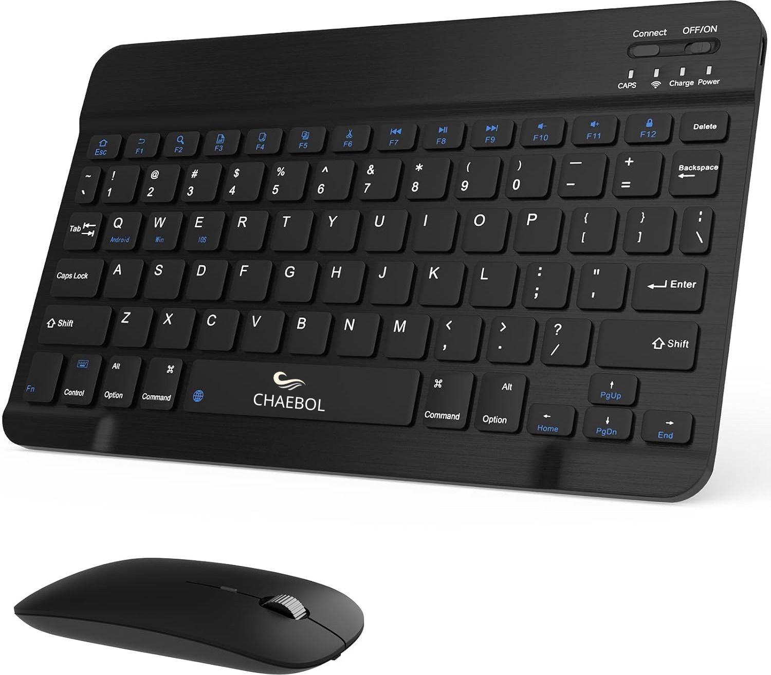 Chaebol KW4 Bluetooth Keyboard & Mouse Combo Set,1600 DPI Bluetooth, Wireless Laptop-size Laptop Keyboard Compatible with Tablet, Desktop, iPad, Laptop-image-26
