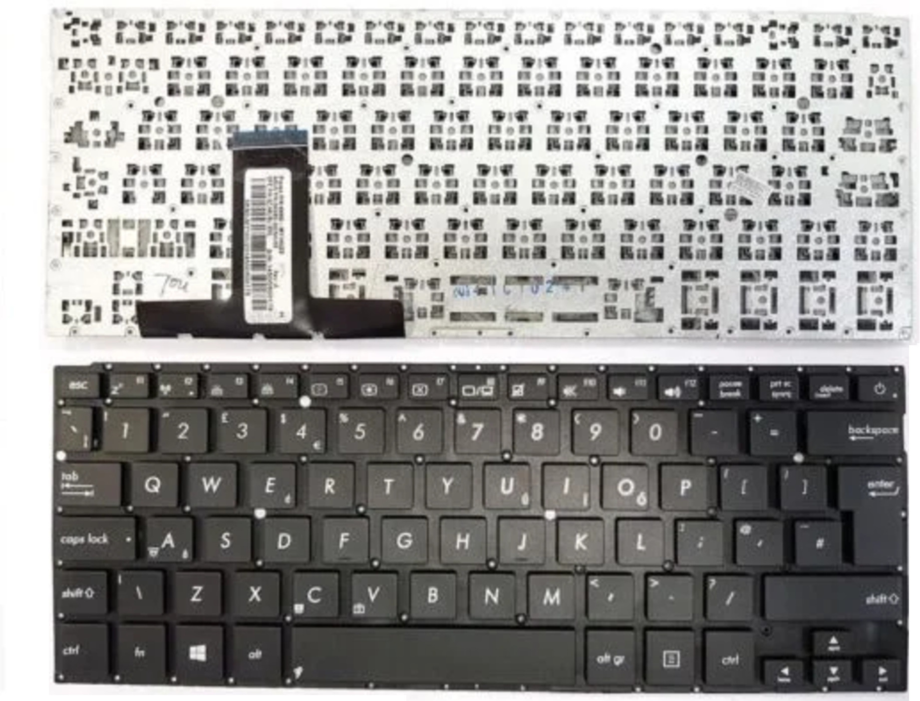 SOLUTIONS-365 COMPATIBLE LAPTOP KEYBOARD FOR UX31 WITHOUT BACKLIT BLACK UK Internal Laptop-size Laptop Keyboard image 1