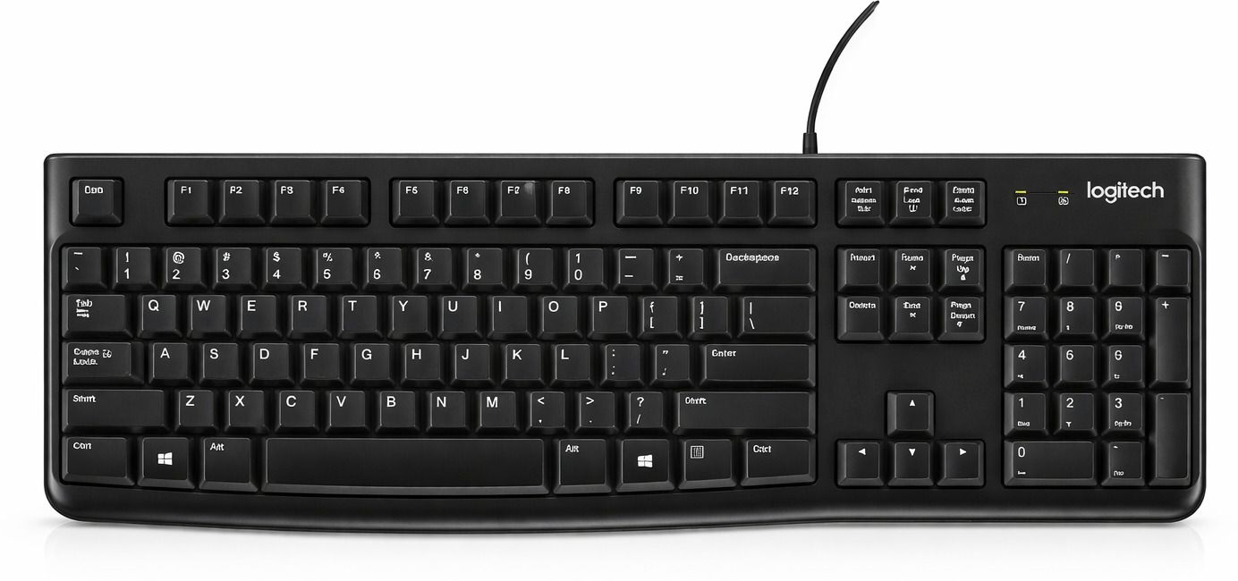 Logitech K120 CORDED Wired USB Standard Multi-device Keyboard Compatible with Desktop, Laptop, Mac, Tablet-image-40