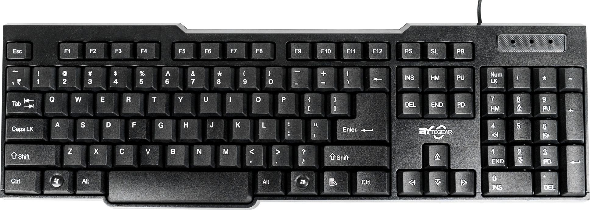 ByteGear Alpha KB-0027 Wired USB 2.0 Keyboard for Desktop and Laptop Wired USB Standard Multi-device Keyboard Compatible with Desktop, Laptop-image-25
