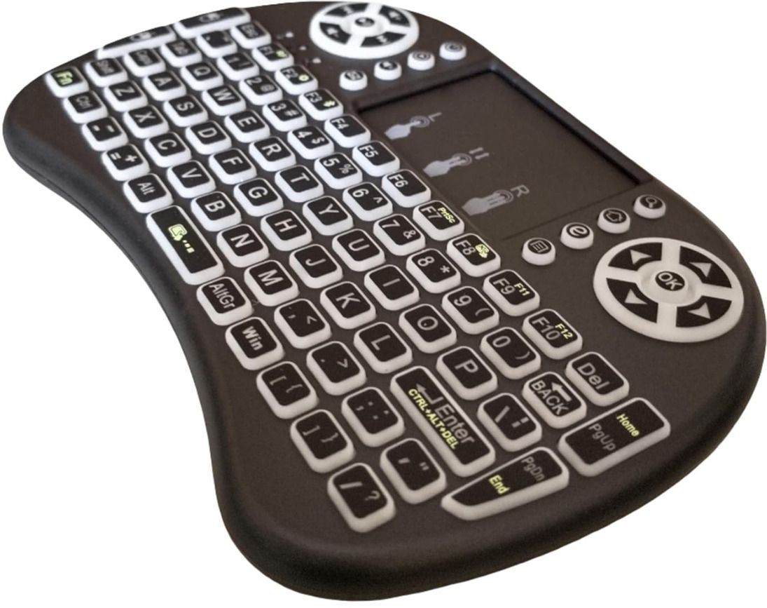 Anelyn Mini Portable Keyboard with Touchpad – Wireless Remote Control for Laptop Wireless Standard Multi-device Keyboard Compatible with Desktop, iPad, Laptop, Mac, Tablet-image-12