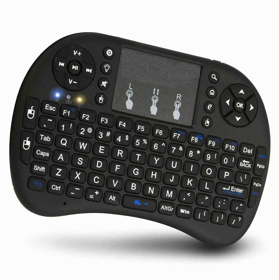 REMICH Bluetooth Wireless Dual Mode Mini Keyboard Remote Control Touchpad Mouse Combo Wireless, Smart Connector Standard Multi-device Keyboard Compatible with Desktop, iPad, Laptop, Mac, Tablet-image-30