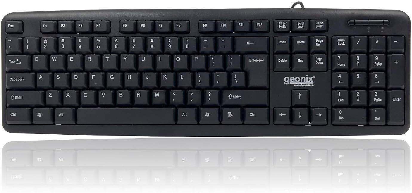 GEONIX GXBK-01 Wired USB Standard Multi-device Keyboard Compatible with Desktop, Laptop, Tablet-image-48