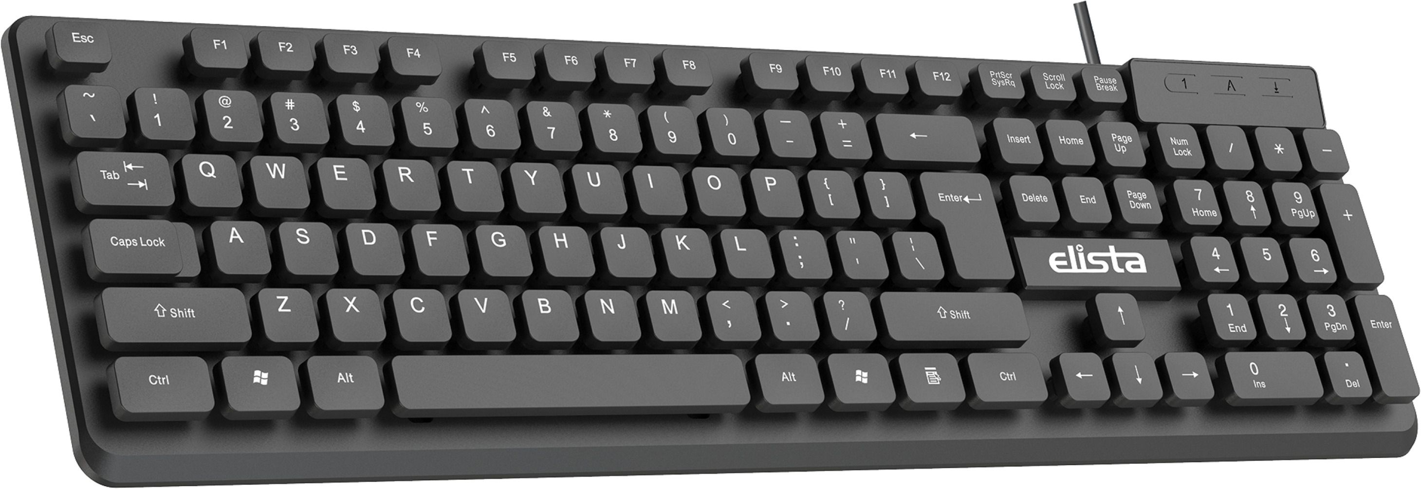 Elista ELS WK-710 Wired USB Standard Multi-device Keyboard Compatible with Desktop, Laptop, Mac stand support-image-24