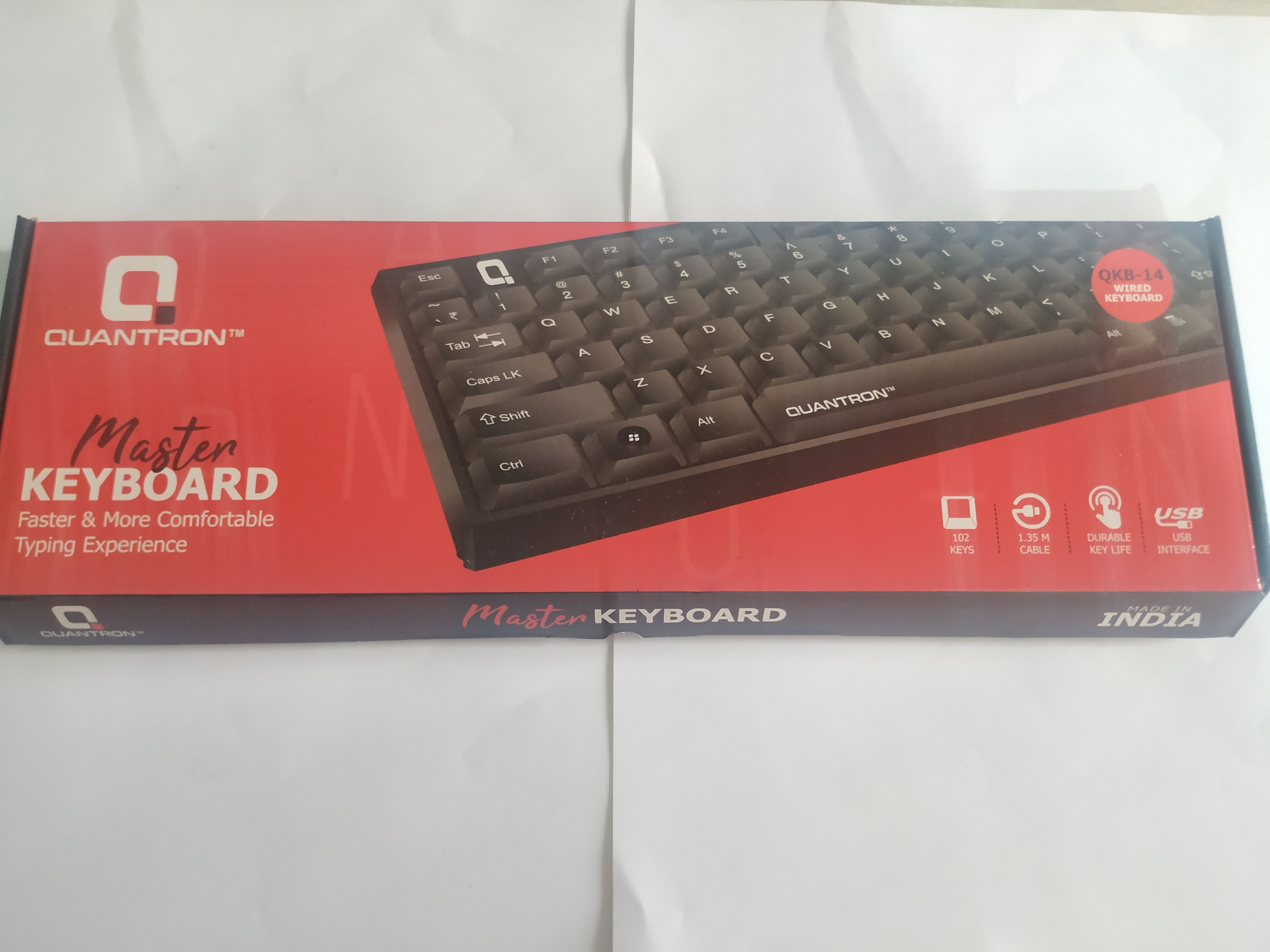 Quantron QKB -14 WIRED KEYBOARD (102 KEYS) Wired USB Standard Multi-device Keyboard Compatible with Desktop, Laptop, Mac-picture-17