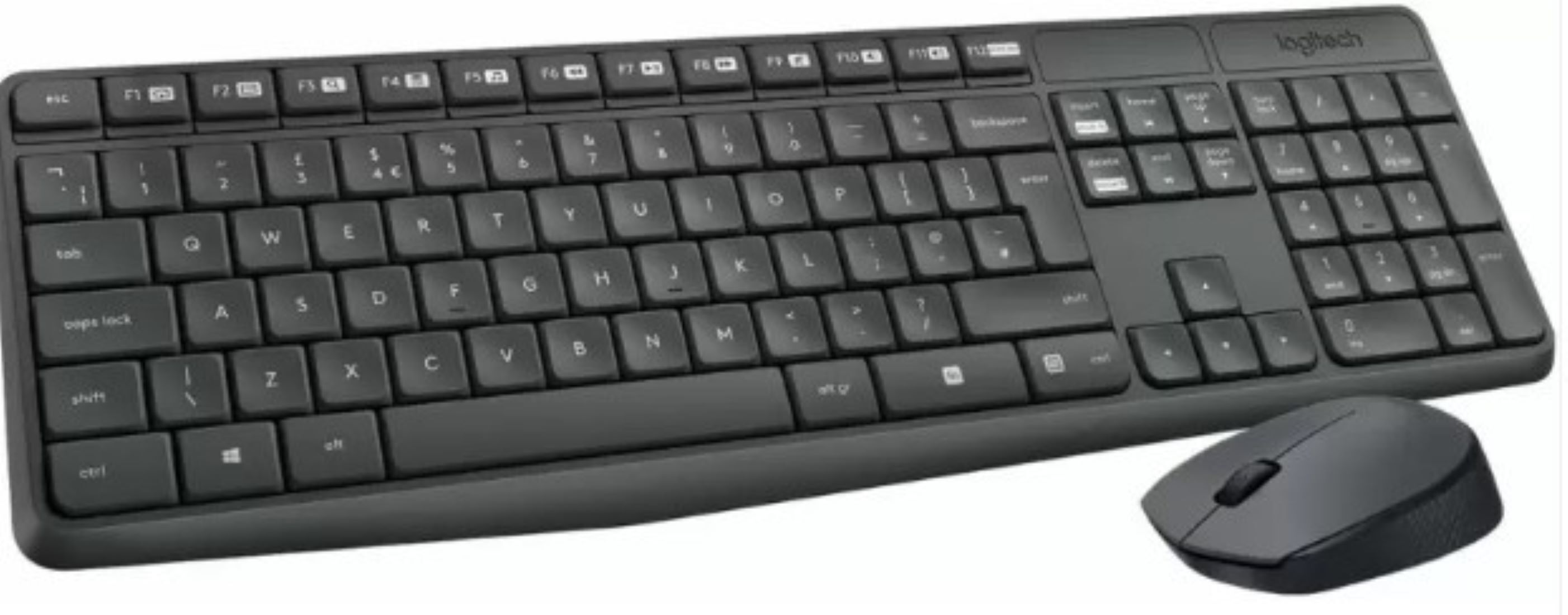 Logitech MK235 Combo Wireless Standard Multi-device Keyboard Compatible with Desktop, Laptop, Mac stand support,MK235-image-9