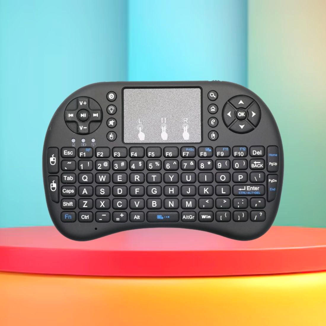 Frony Bluetooth Wireless Keyboard with Slim & Portable Easy-Switch & TV & Laptop SW49 Wireless Multi-device Keyboard image 1