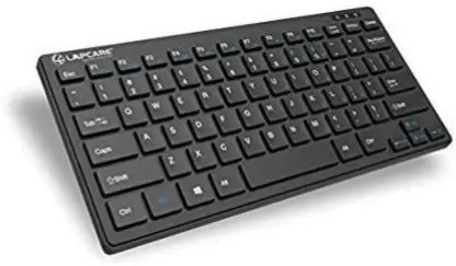LAPCARE D-Lite + Wired USB Desktop Keyboard Wired USB Laptop-size Multi-device Keyboard Compatible with Desktop, Laptop, Mac stand support,multimedia_keys image 1