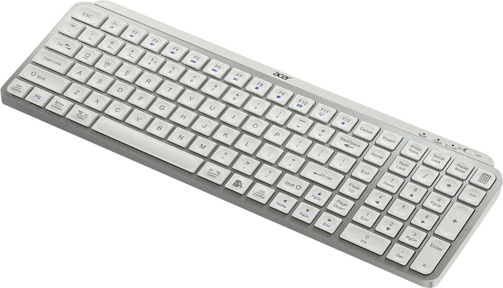 Acer ZC.A01SI.3ZG Wireless Standard Multi-device Keyboard Compatible with Desktop, Laptop, Tablet-image-39