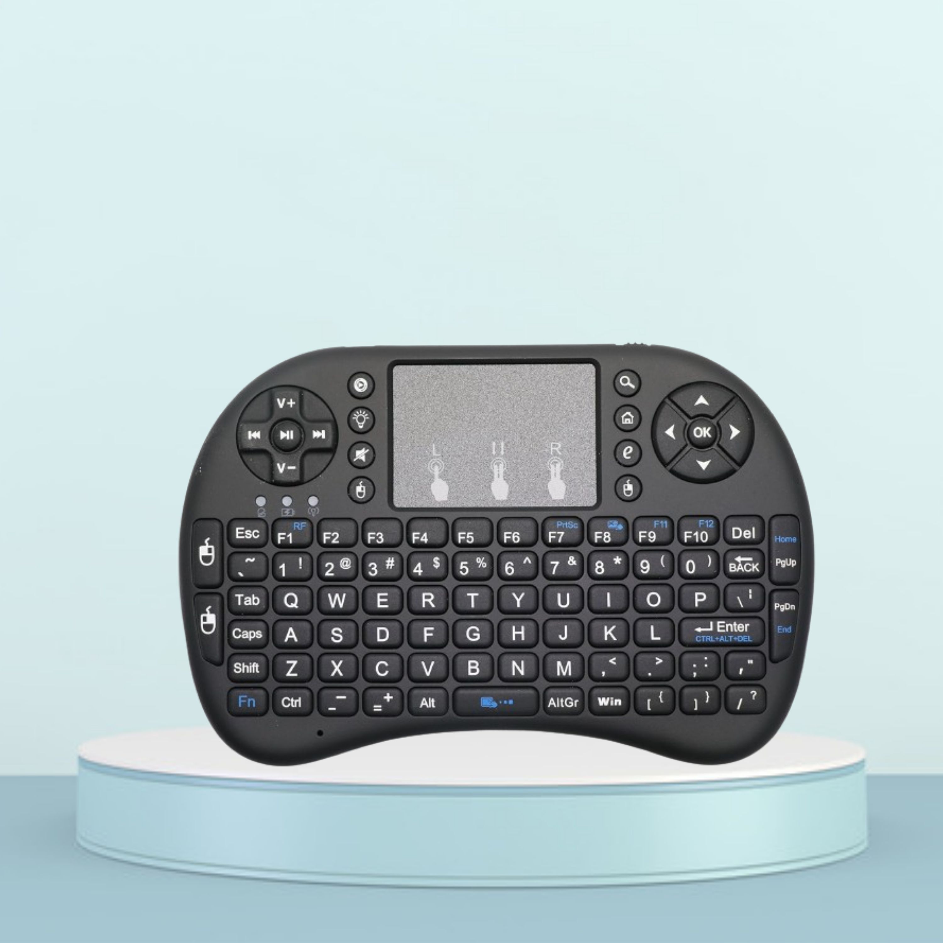 Clairbell Bluetooth Wireless Keyboard, Pocket Size USB Rechargeable Bluetooth KeyboardF185 Wireless Thumb-size Multi-device Keyboard Compatible with Desktop, Laptop, Mac-image-38