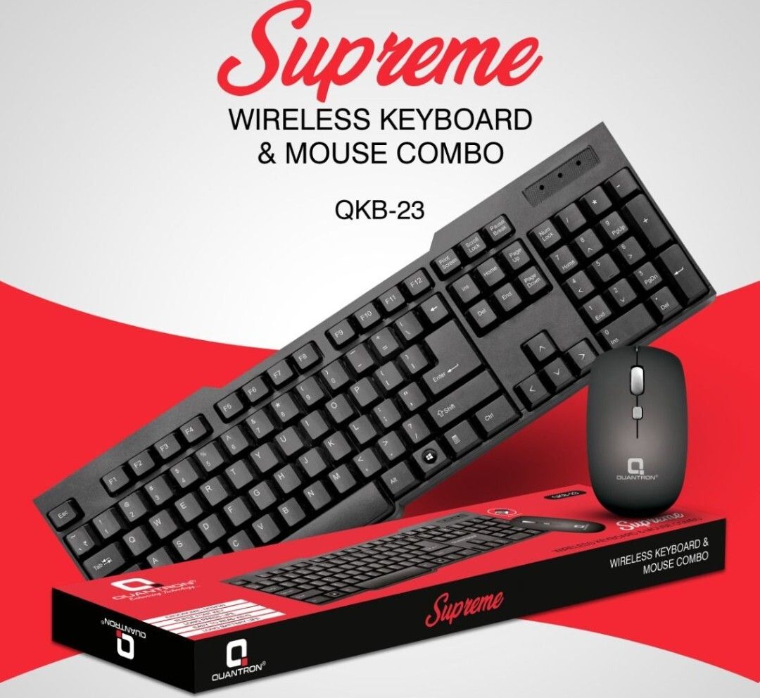 Quantron QKB -23, SUPREME KEYBOARD & MOUSE COMBO PACK. Internal Standard Multi-device Keyboard Compatible with Desktop-image-11