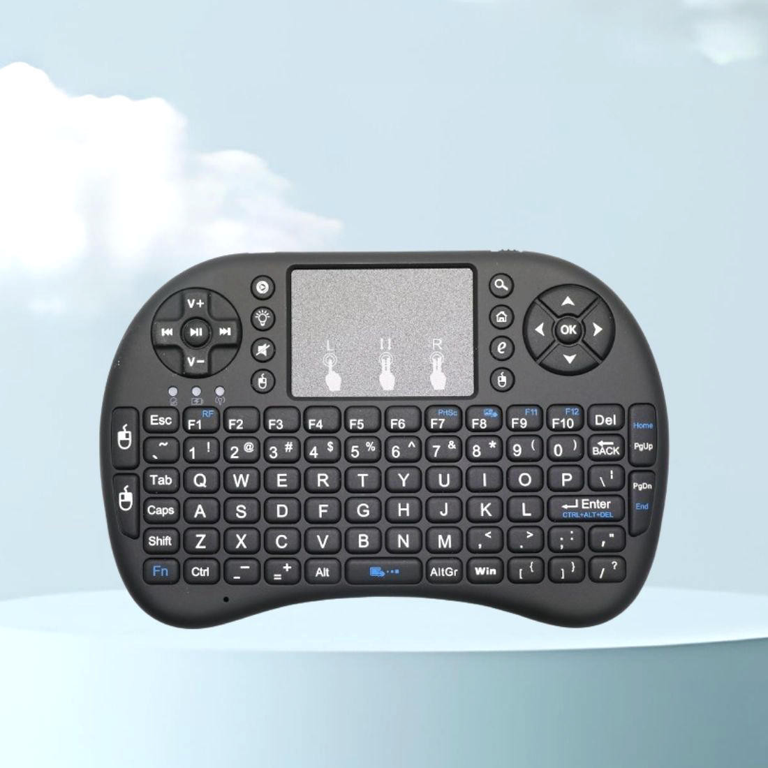 Guggu Bluetooth Wireless Keyboard with Slim & Portable Easy-Switch & TV & Laptop SW106 Wireless Multi-device Keyboard image 1