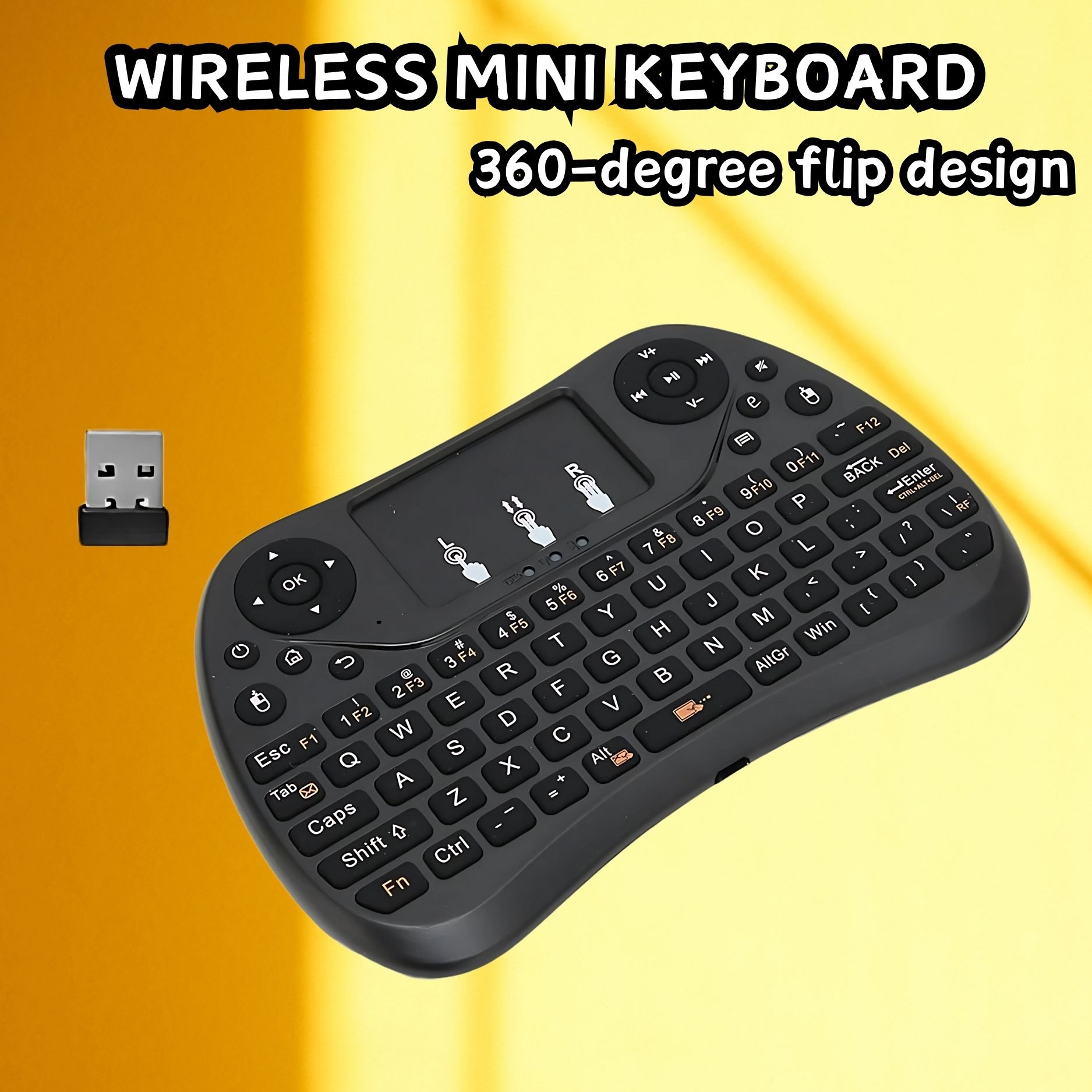 Clairbell Bluetooth (Wireless Keyboard)Pocket Size USB Rechargeable Bluetooth KeyboardJ347 Wireless Thumb-size Laptop Keyboard Compatible with Desktop, Laptop, Mac-image-40