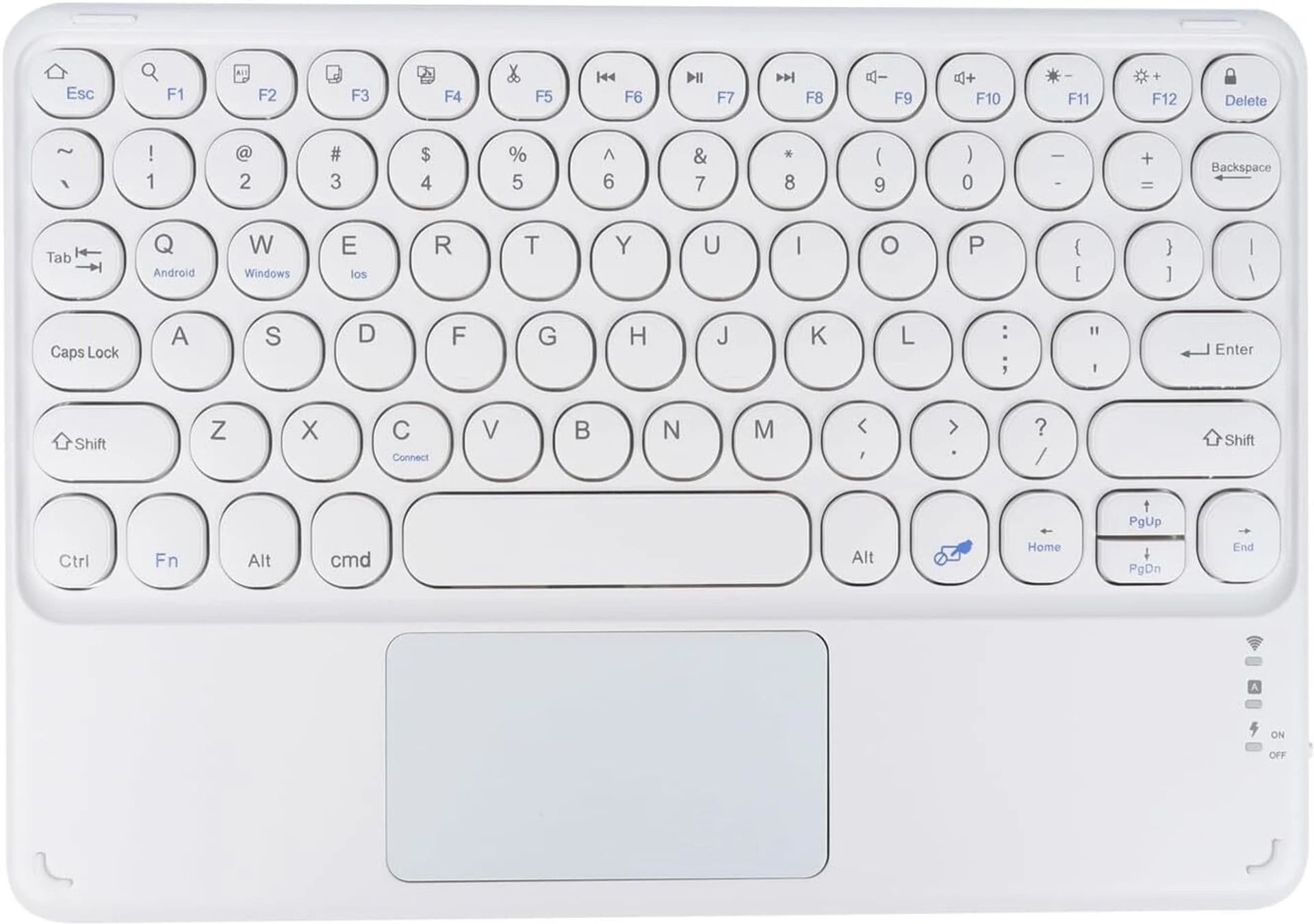 Nexelix FN6030 Bluetooth Laptop-size Multi-device Keyboard Compatible with Desktop, iPad, Laptop, Mac, Tablet-image-49