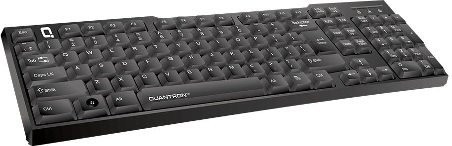 Quantron QKB-14 Wired USB Standard Multi-device Keyboard Compatible with Desktop, Laptop, Mac-image-34