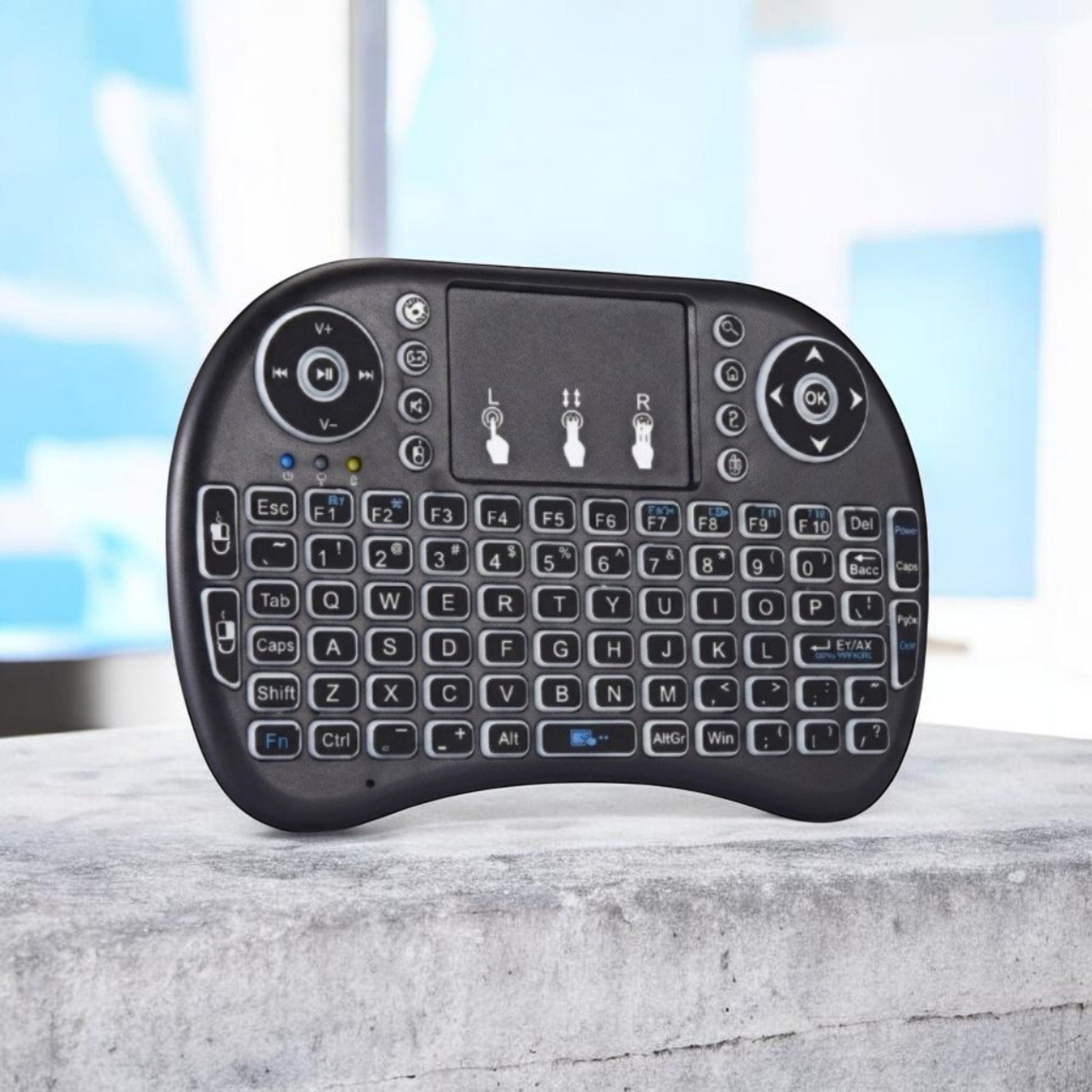 Viktarma Mini Wireless Keyboard Touchpad Mouse Combo BK2605 Bluetooth Handheld Multi-device Keyboard Compatible with Laptop-image-41