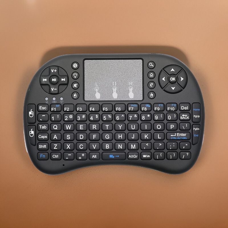 Clairbell R55_Hard key Mini Home Theater Keyboard: Touchpad Included Smart Connector Handheld Multi-device Keyboard Compatible with Desktop, Laptop, Mac-image-1
