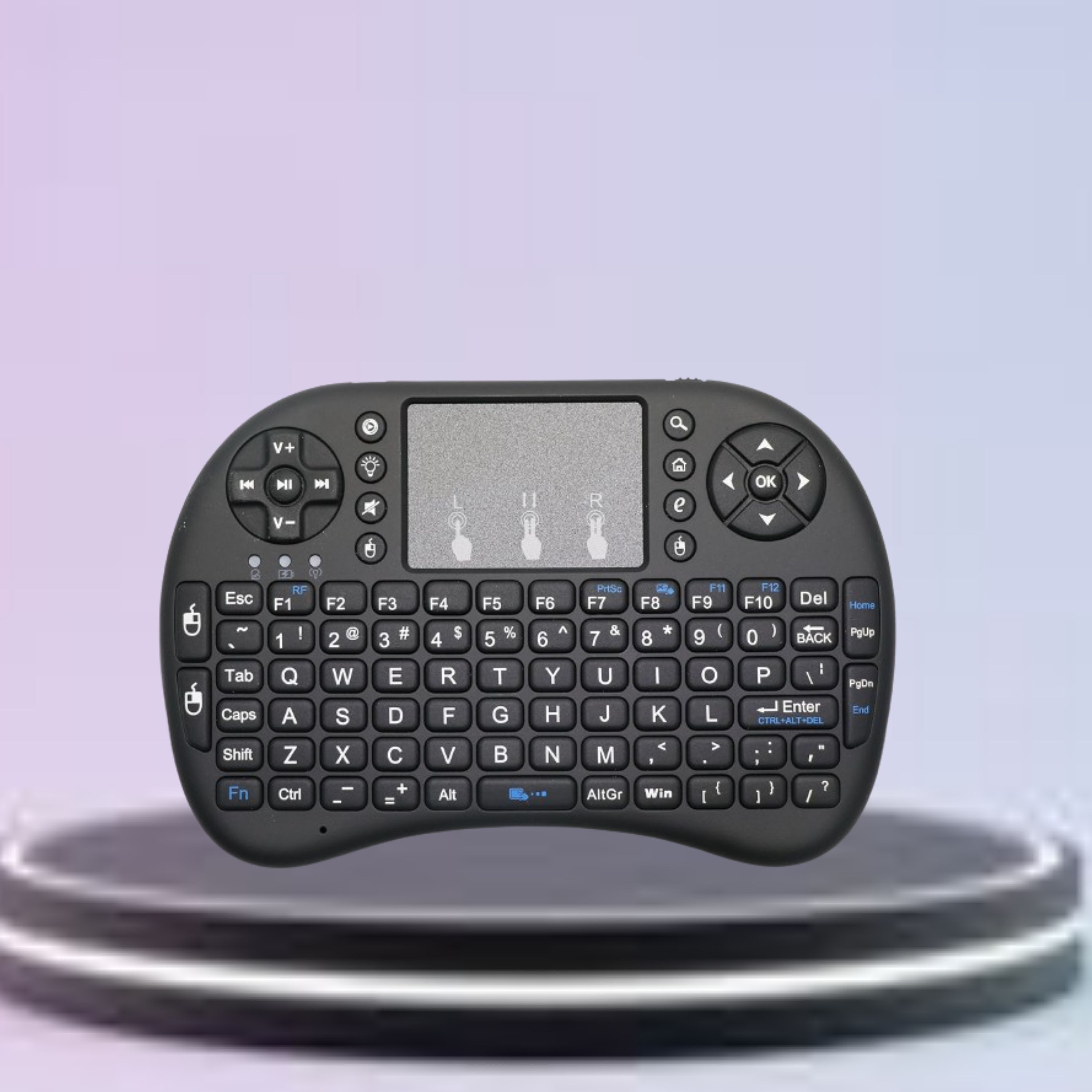 Clairbell Bluetooth Wireless Keyboard, Pocket Size USB Rechargeable Bluetooth KeyboardF122 Wireless Thumb-size Multi-device Keyboard Compatible with Desktop, Laptop, Mac-image-17