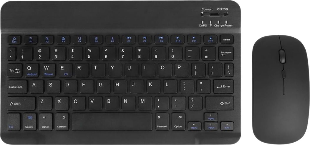 CIHROX Multi-device Wireless Keyboard and Mouse Set, Rechargeable BT connectivity Bluetooth, Wireless Handheld Laptop Keyboard Compatible with Desktop, Laptop, iPad, Tablet-image-2