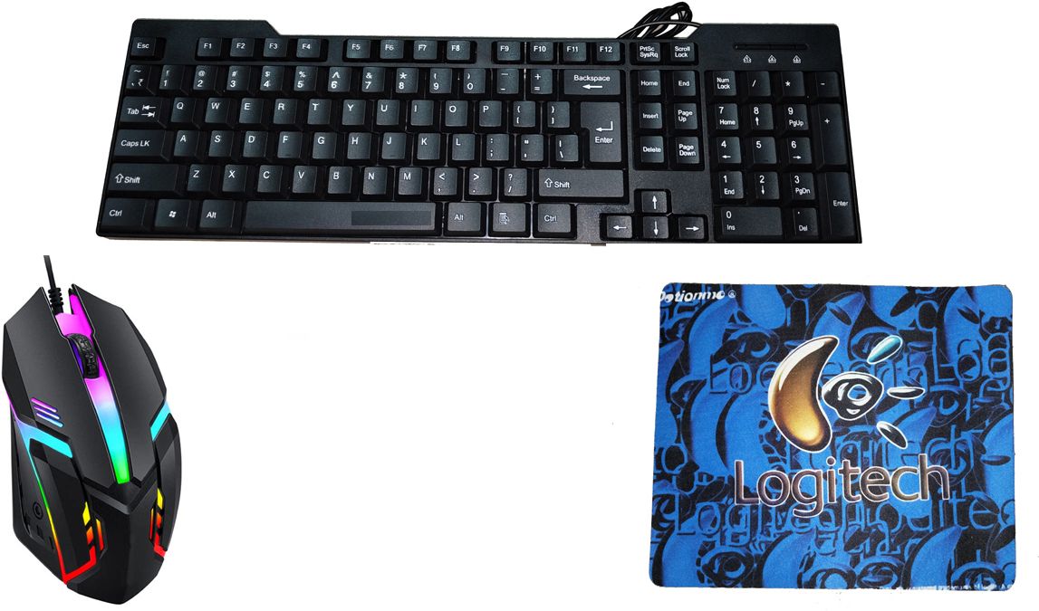 RSG 3 IN 1 COMBO PACK WITH KEYBOARD ,RGB MOUSE,MOUSEPAD Combo Set-image-31