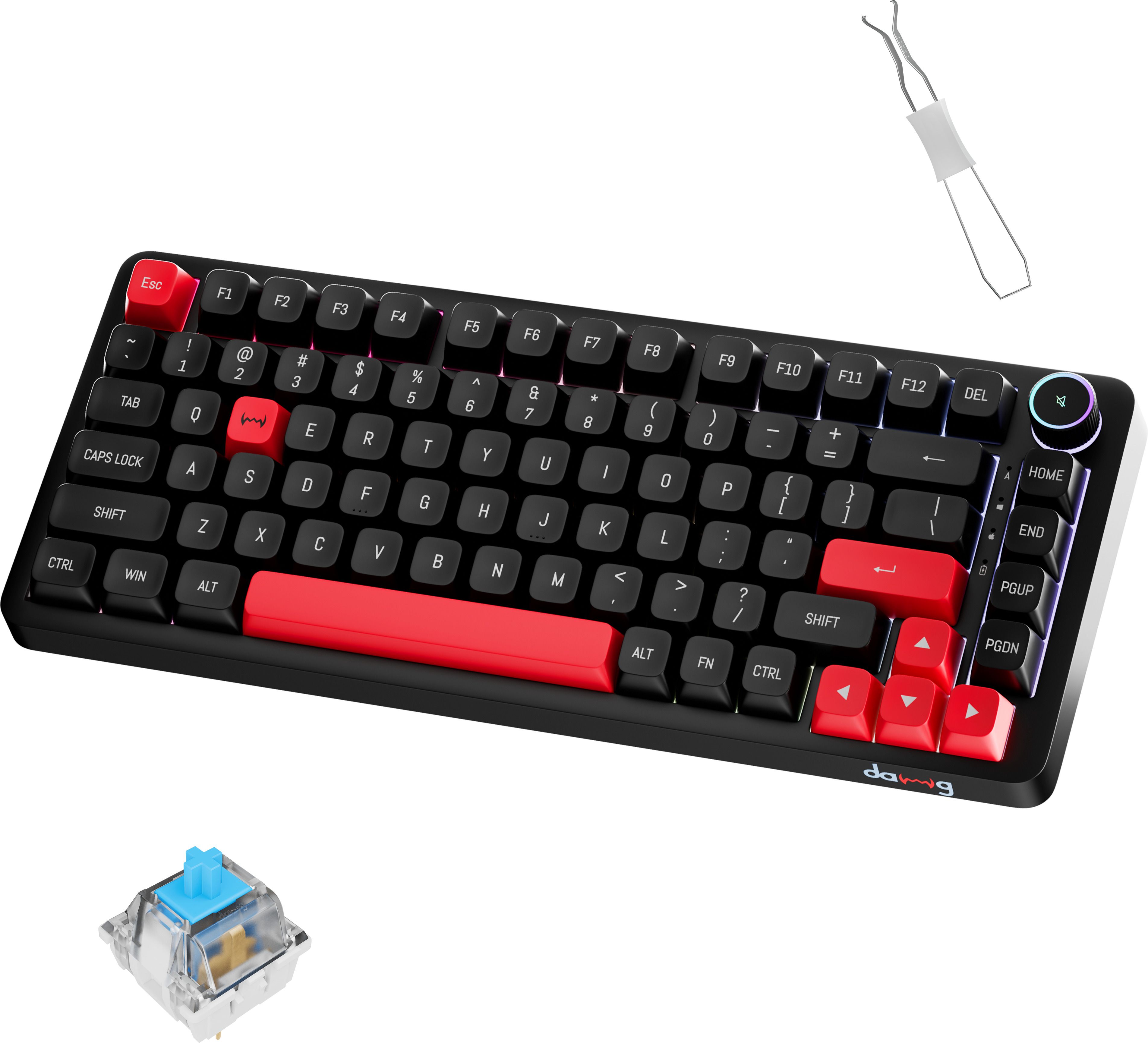 daWg Highkey 718 Wired USB Standard Gaming Keyboard Compatible with Desktop, Laptop-picture-25