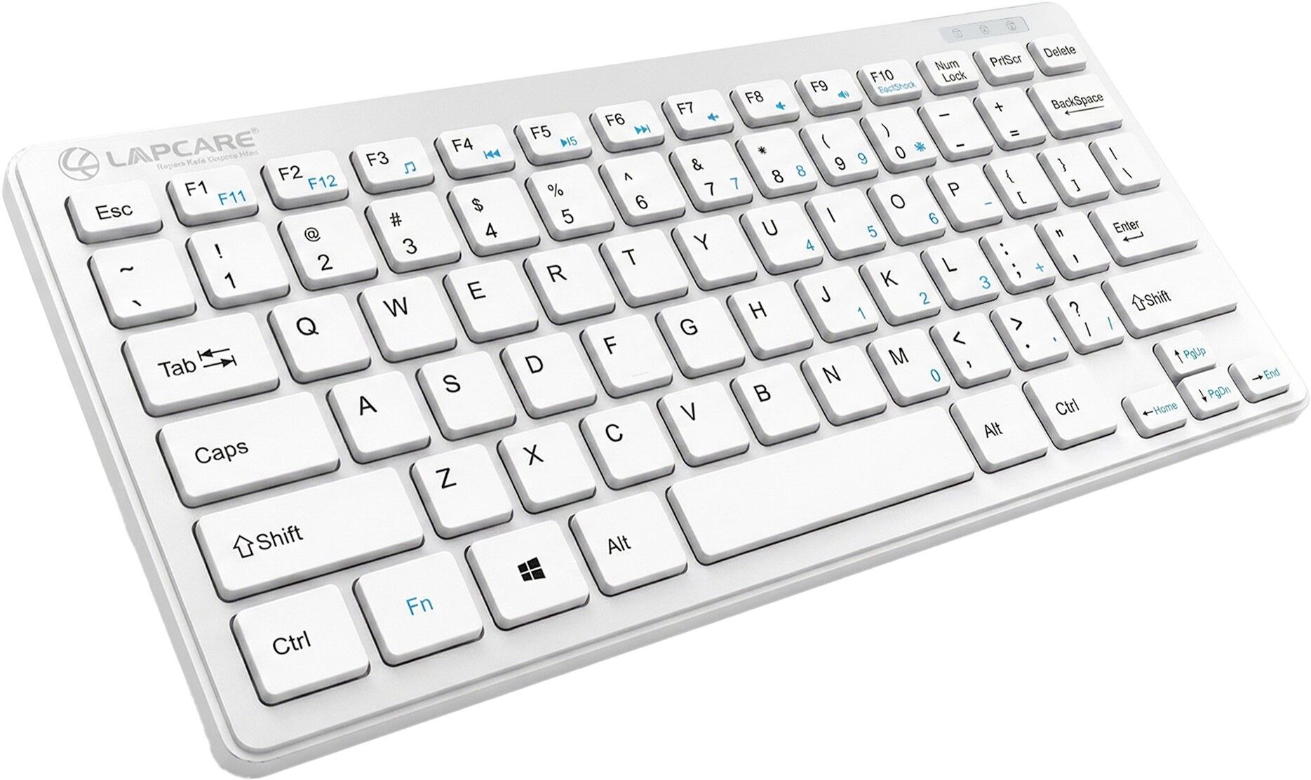 LAPCARE LKB-D-Lite+Silver Wireless Laptop-size Laptop Keyboard Compatible with Desktop, Laptop, Mac-picture-12