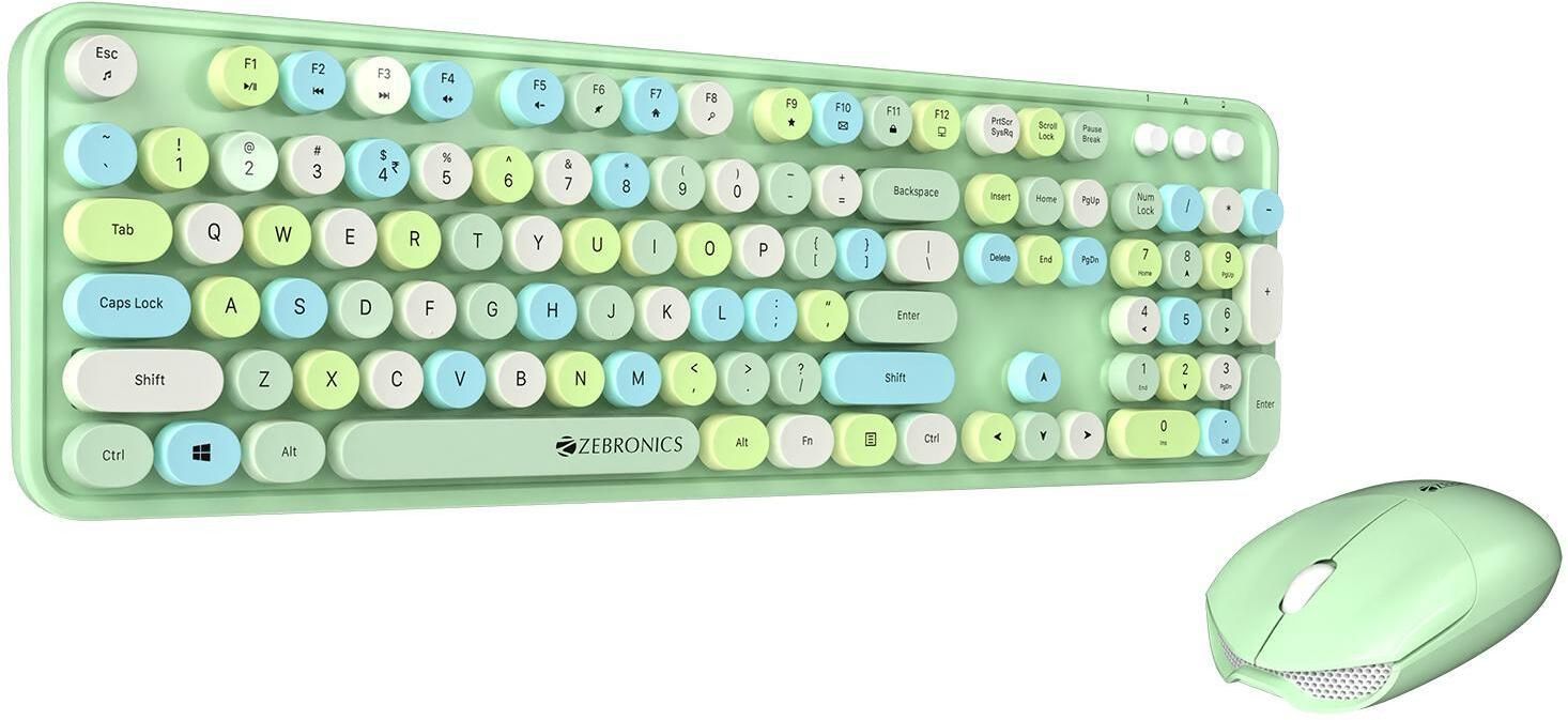 ZEBRONICS Zeb-Companion 300 Wireless Standard Desktop Keyboard Compatible with Desktop, Laptop, Mac Zeb-Companion 300 Wireless Keyboard with Retro Keys-image-15