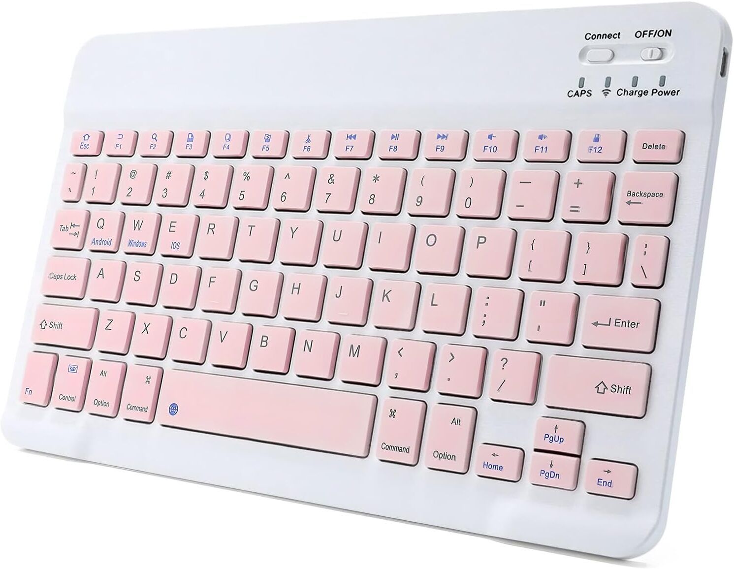 VOOCME Rechargeable Bluetooth Keyboard & Mouse Combo, Ultra-Slim Wireless Set Wireless Laptop-size Multi-device Keyboard Compatible with Desktop, iPad, Laptop, Tablet, Mac-image-31
